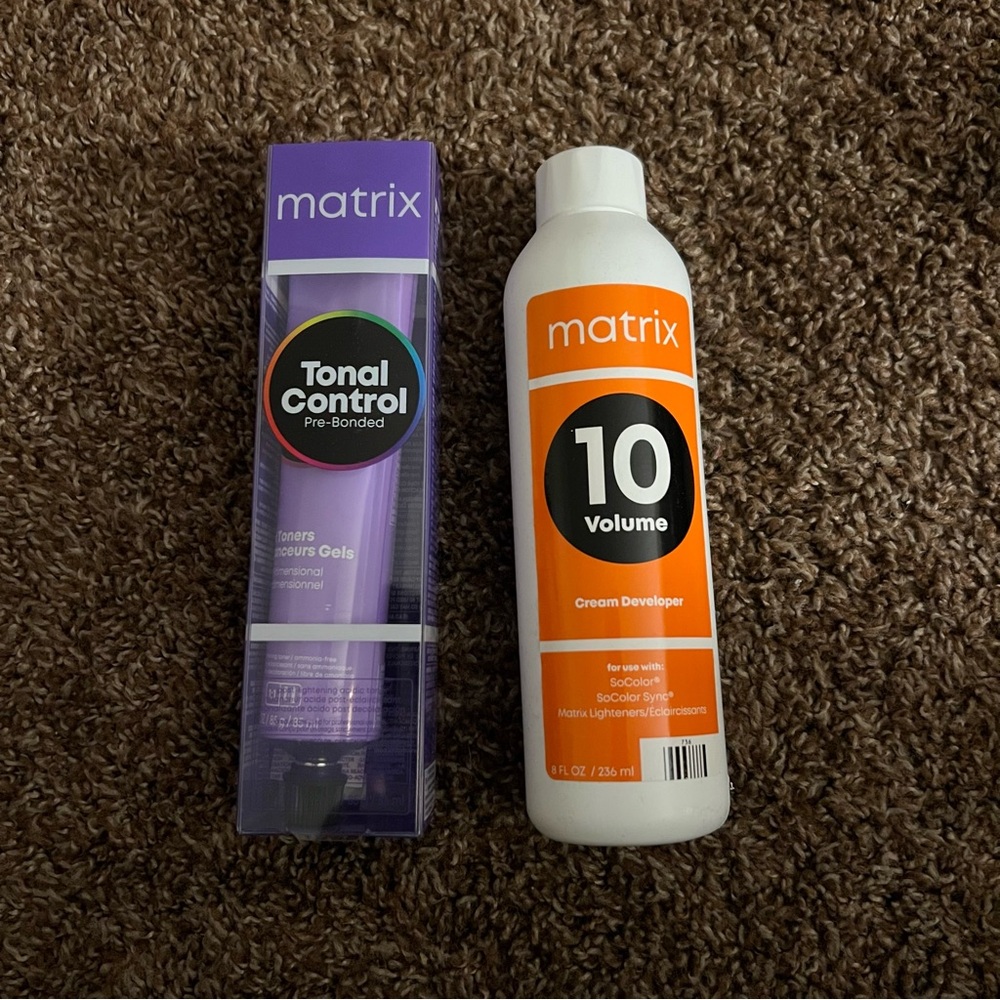 New Matrix Tonal Control and 10 Volume Cream Developer Set